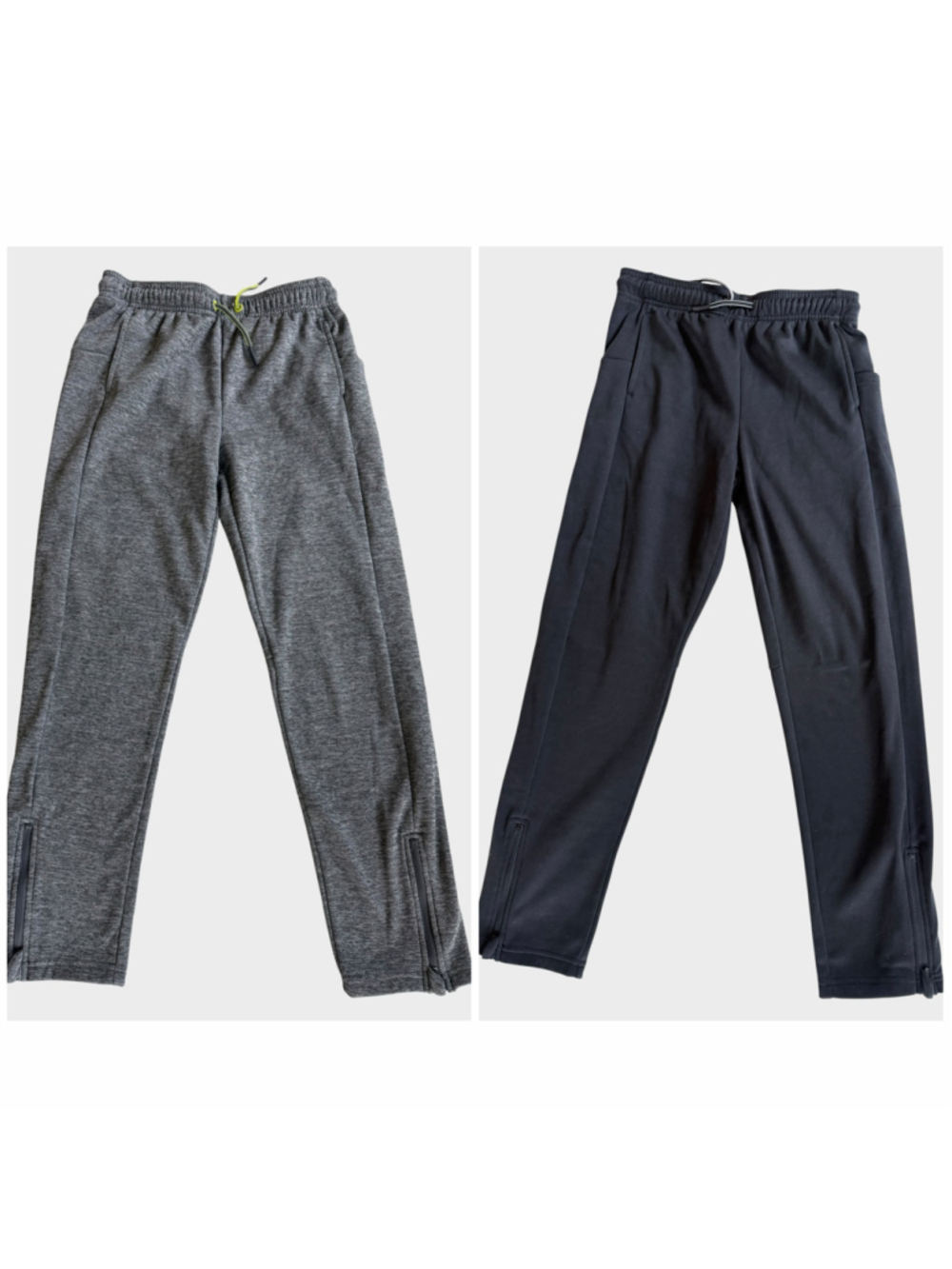 Lot of 2 All in Motion Active Pants Boy Size L(12/14) Grey & Black